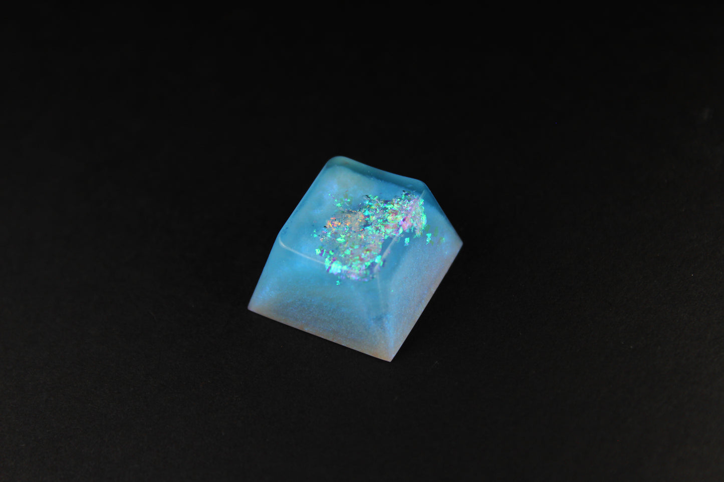 Cherry Esc - Glacial Ice - PrimeCaps Keycap - Blank and Sculpted Artisan Keycaps for cherry MX mechanical keyboards