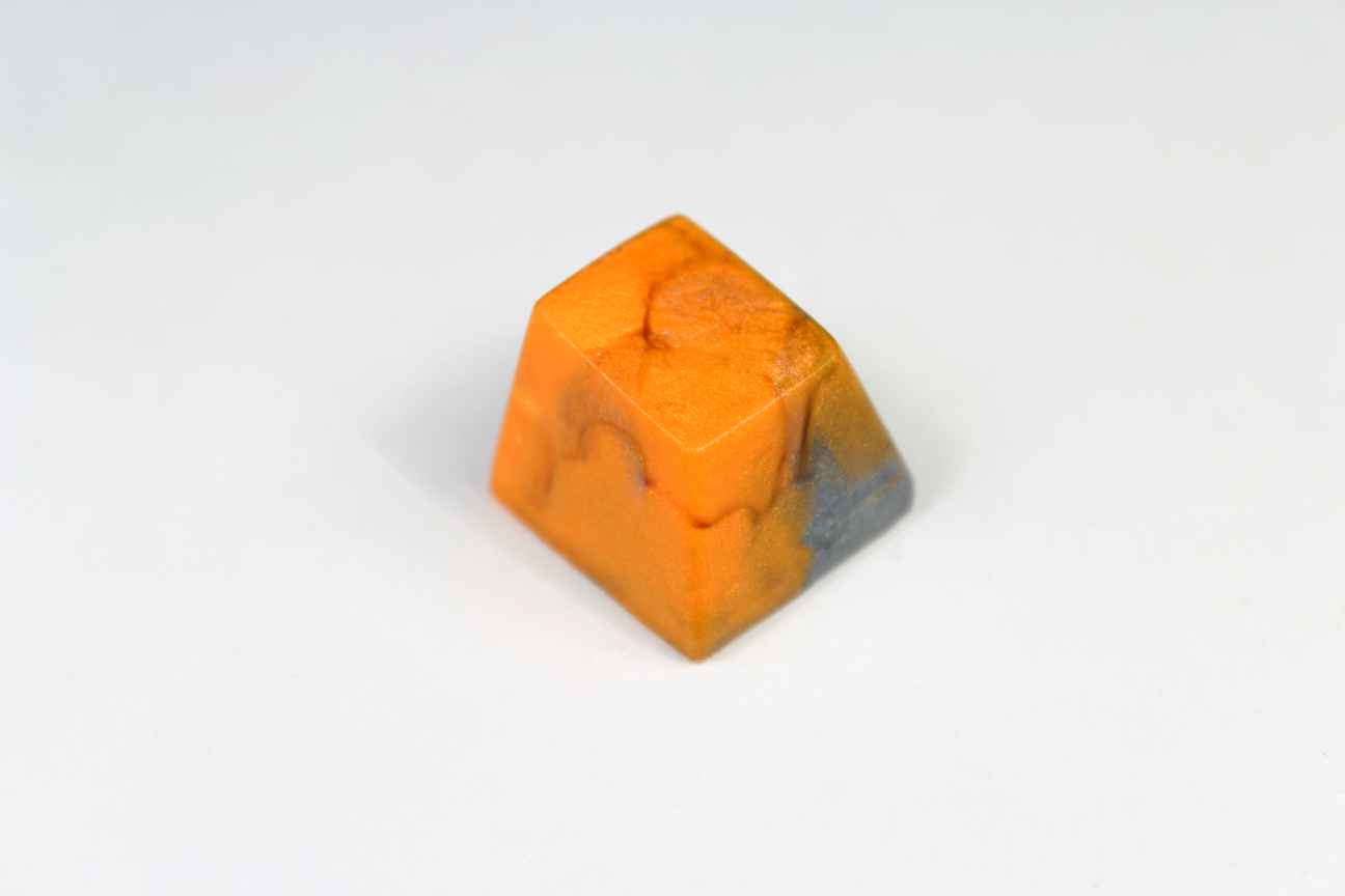 Chaos Caps 1.1 - Carbon Dallas - PrimeCaps Keycap - Blank and Sculpted Artisan Keycaps for cherry MX mechanical keyboards