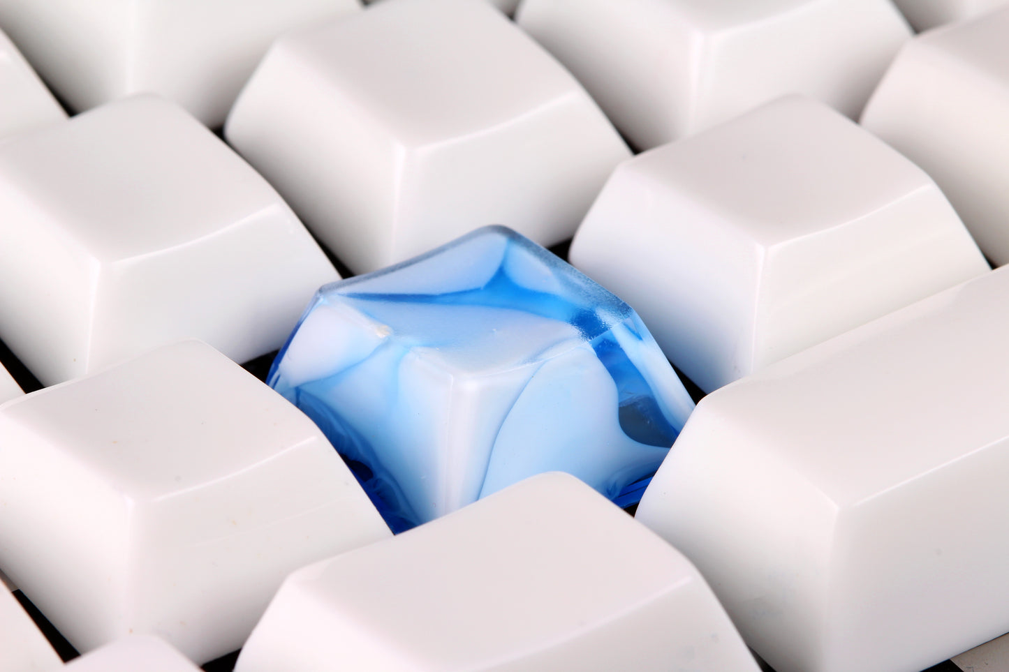 GMK Cherry Profile Cloud Chaser - Nimbus Row 4 - 2 - PrimeCaps Keycap - Blank and Sculpted Artisan Keycaps for cherry MX mechanical keyboards