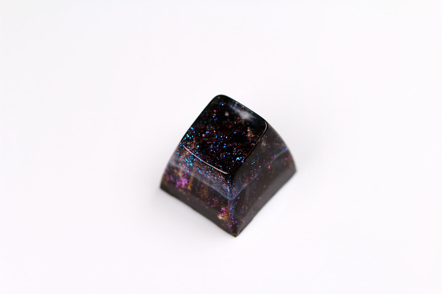 Gimpy SA Row 1 - Deep Field Particle Stream 5 - PrimeCaps Keycap - Blank and Sculpted Artisan Keycaps for cherry MX mechanical keyboards