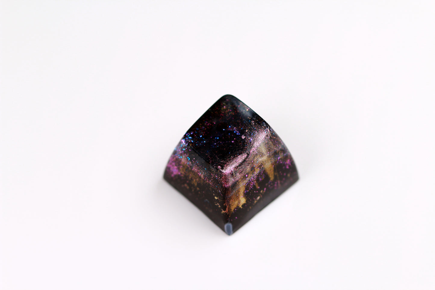Gimpy SA Row 1 - Deep Field Particle Stream 2 - PrimeCaps Keycap - Blank and Sculpted Artisan Keycaps for cherry MX mechanical keyboards