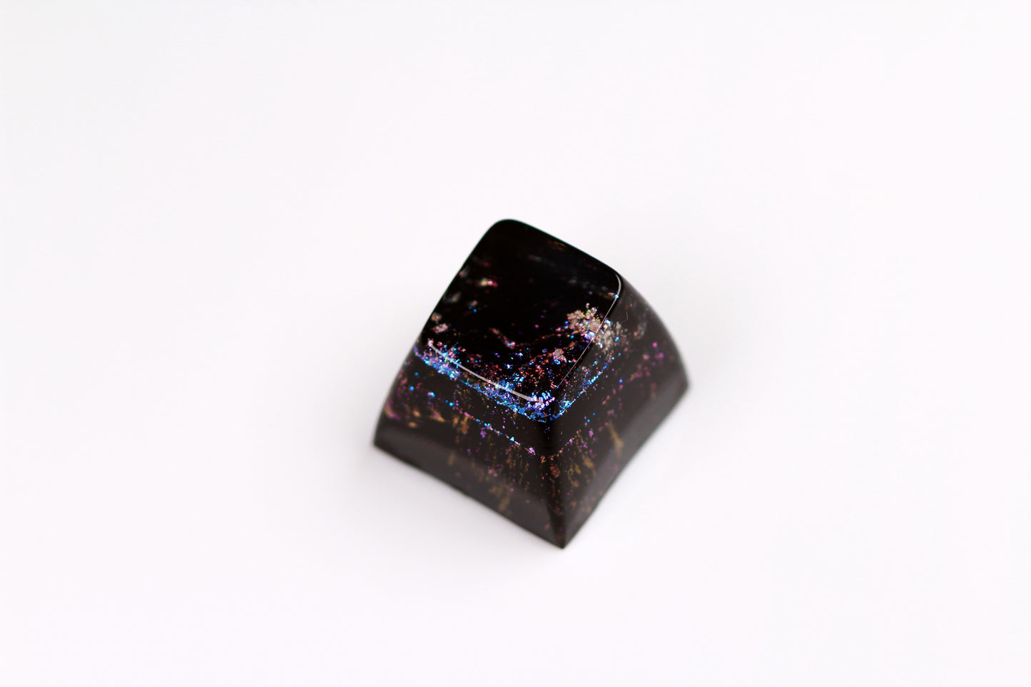 Gimpy SA Row 1 - Deep Field Particle Stream 1 - PrimeCaps Keycap - Blank and Sculpted Artisan Keycaps for cherry MX mechanical keyboards