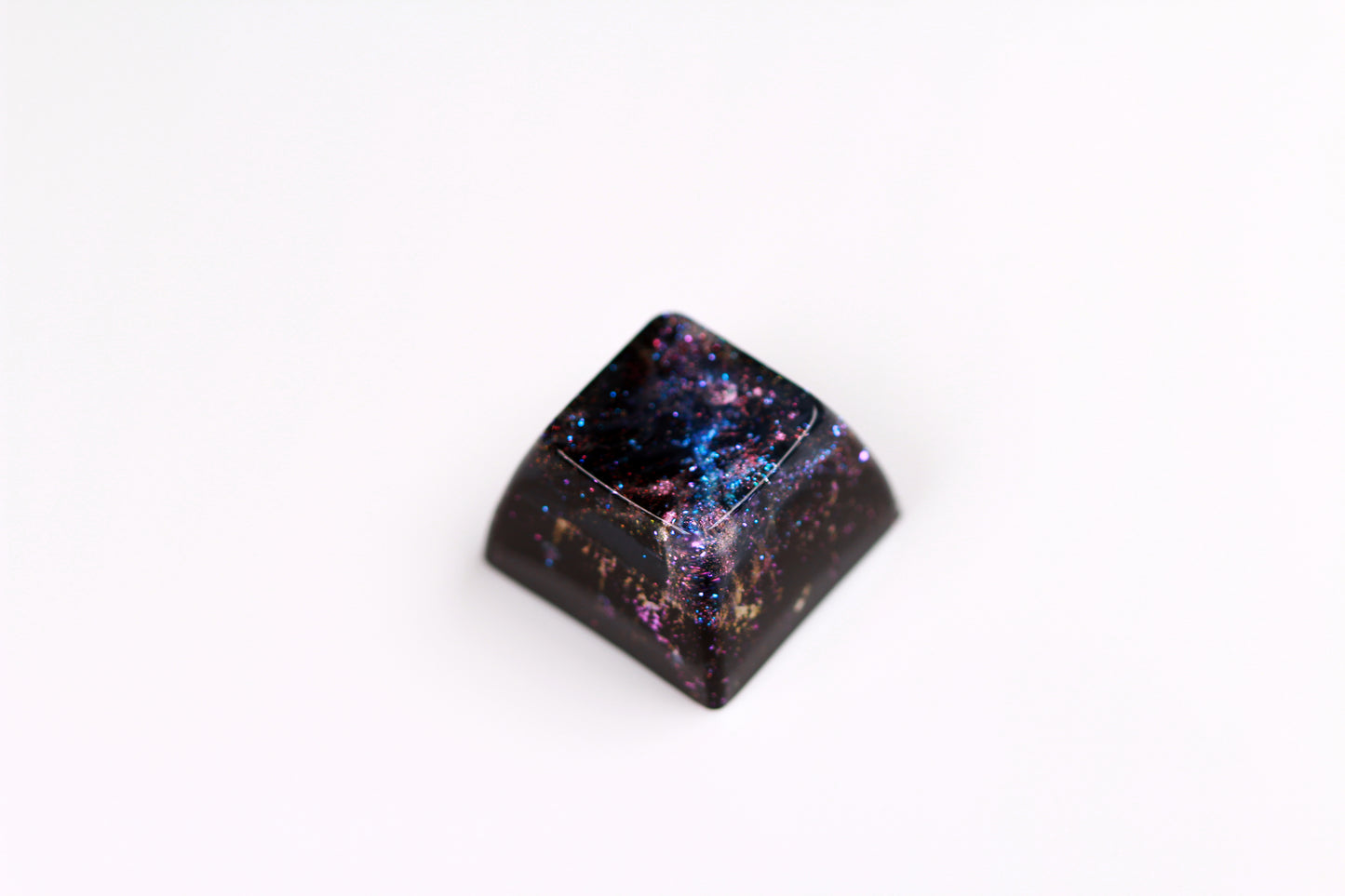Gimpy SA Row 3 - Deep Field Particle Stream 2 - PrimeCaps Keycap - Blank and Sculpted Artisan Keycaps for cherry MX mechanical keyboards
