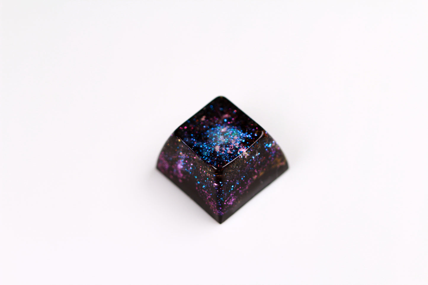 Gimpy SA Row 3 - Deep Field Particle Stream 4 - PrimeCaps Keycap - Blank and Sculpted Artisan Keycaps for cherry MX mechanical keyboards