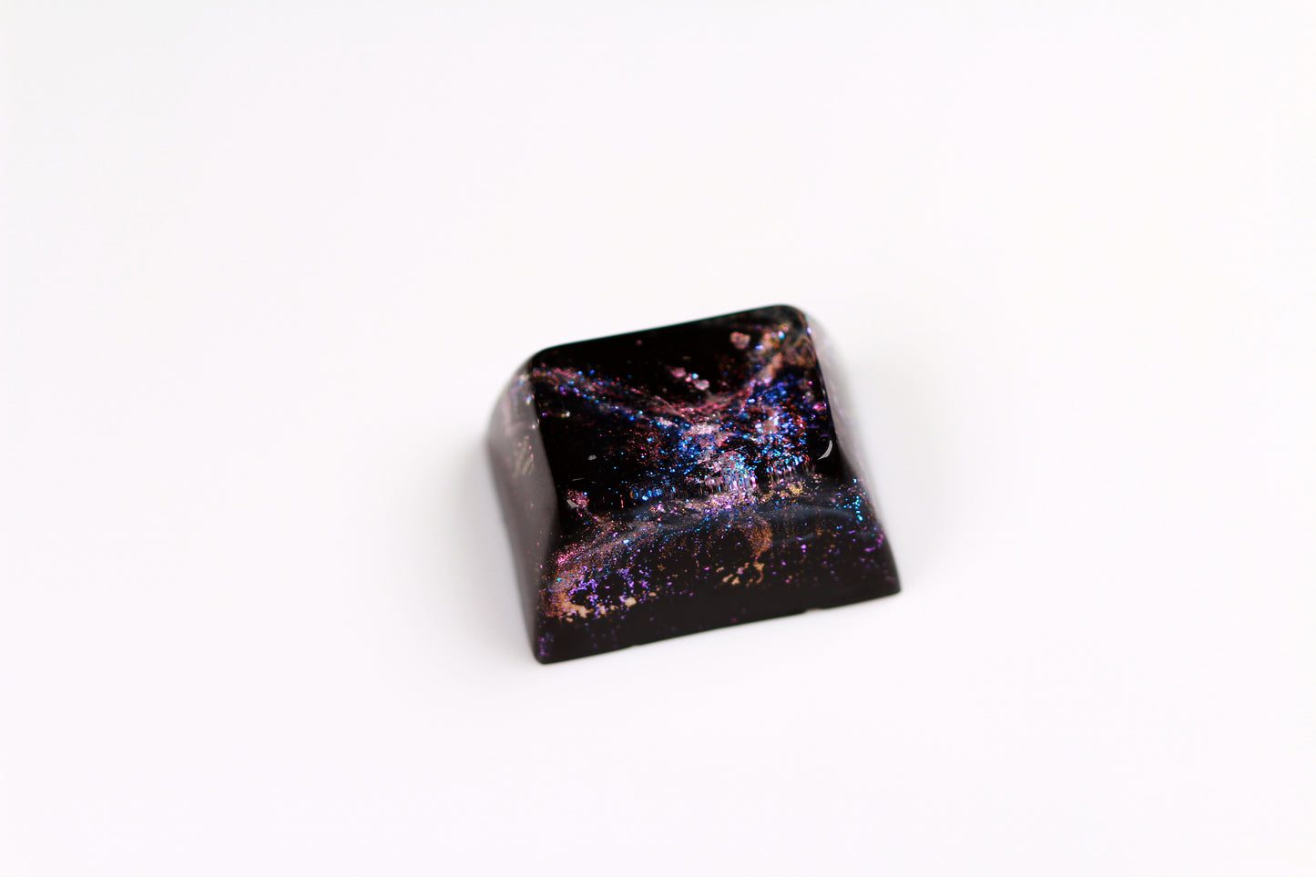 Gimpy SA Row 3, 1.25u - Deep Field Particle Stream 2 - PrimeCaps Keycap - Blank and Sculpted Artisan Keycaps for cherry MX mechanical keyboards