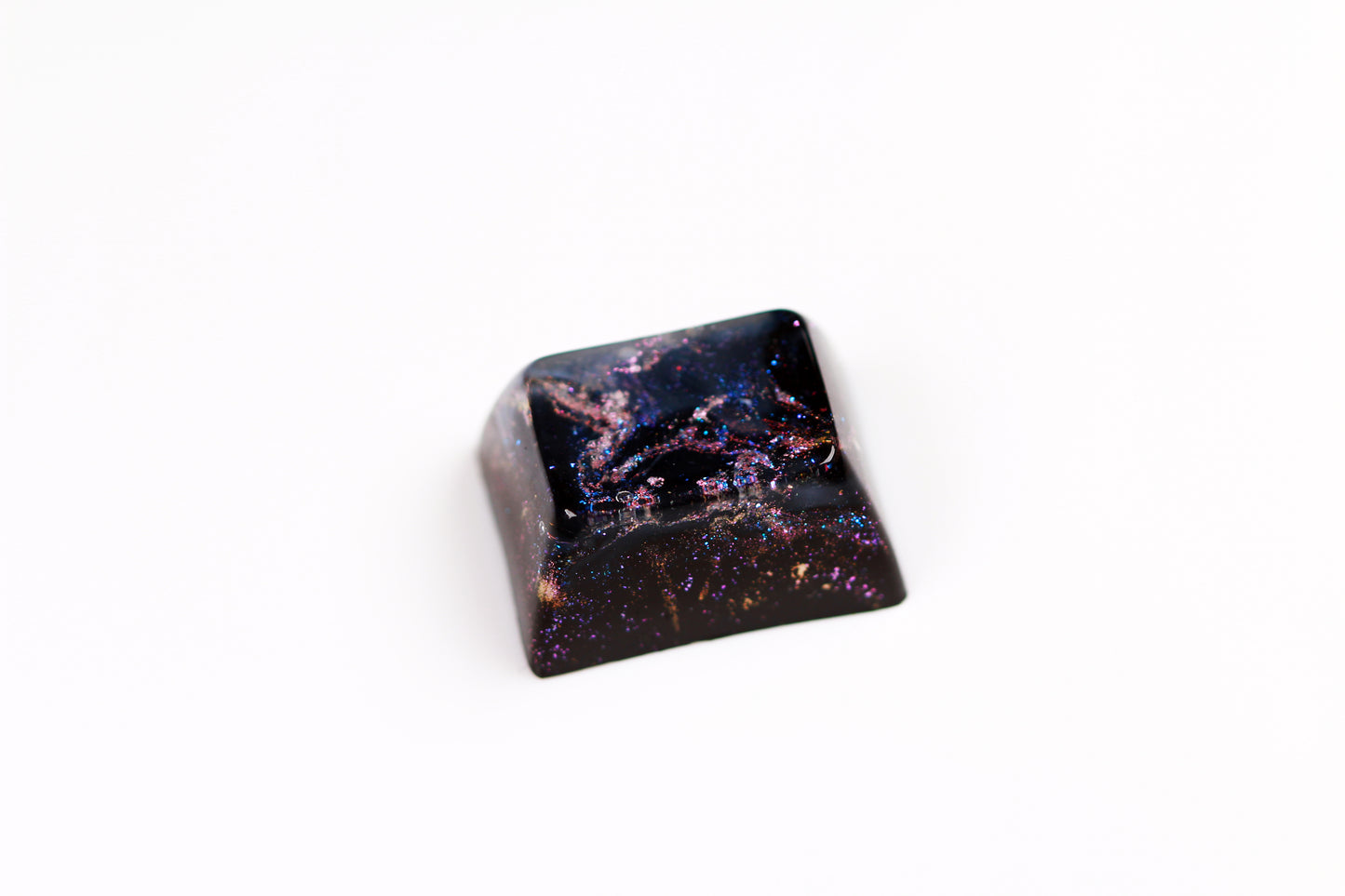 Gimpy SA Row 3, 1.25u - Deep Field Particle Stream 5 - PrimeCaps Keycap - Blank and Sculpted Artisan Keycaps for cherry MX mechanical keyboards
