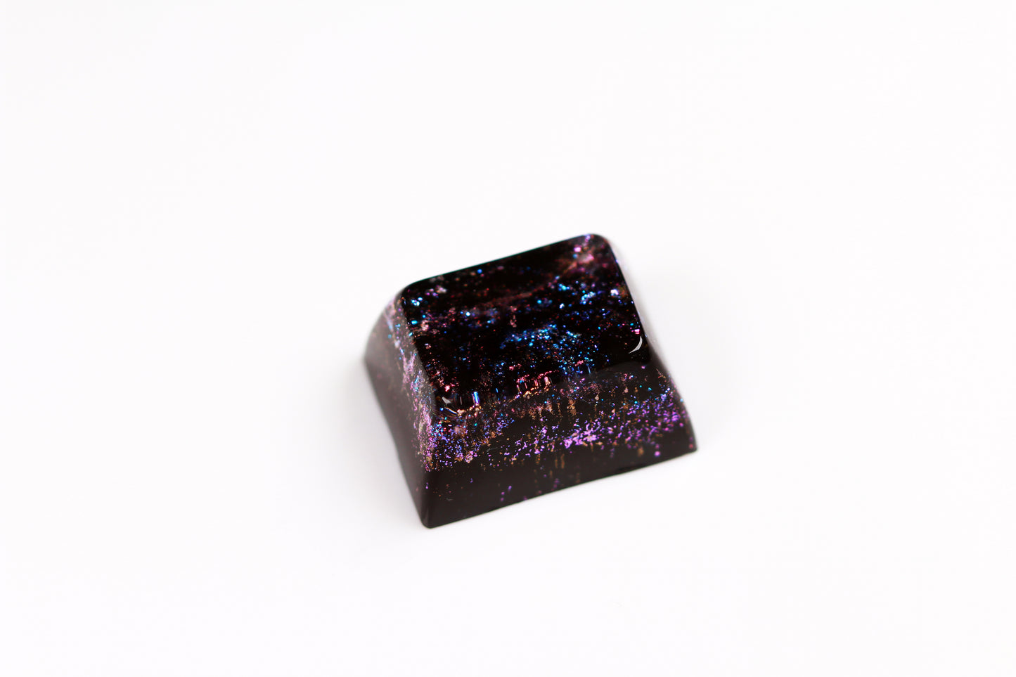 Gimpy SA Row 3, 1.25u - Deep Field Particle Stream 4 - PrimeCaps Keycap - Blank and Sculpted Artisan Keycaps for cherry MX mechanical keyboards