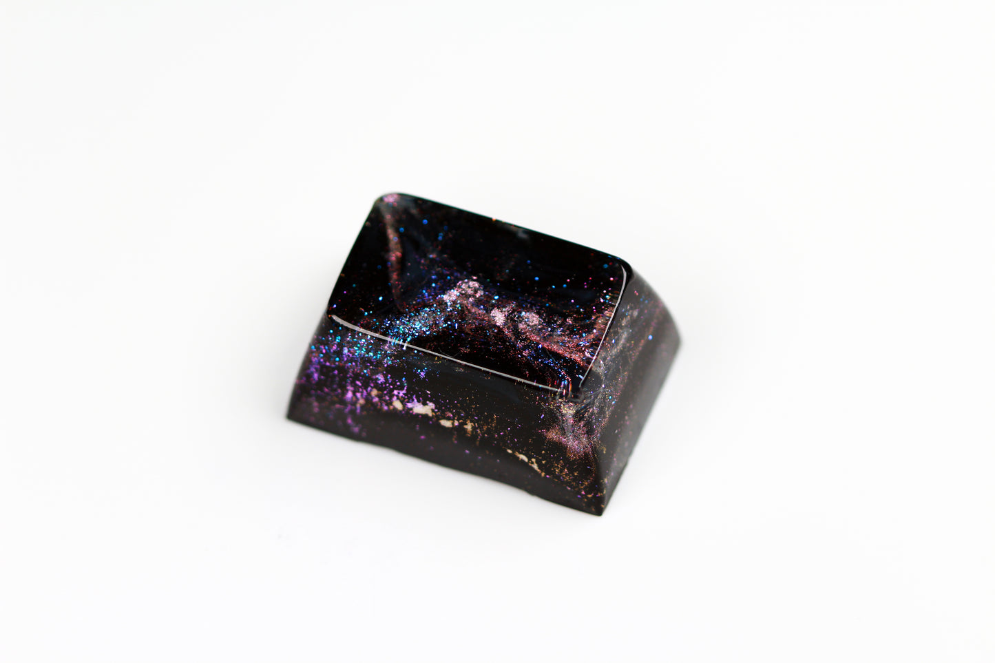 Gimpy SA Row 2, 1.5u - Deep Field Particle Stream 3 - PrimeCaps Keycap - Blank and Sculpted Artisan Keycaps for cherry MX mechanical keyboards