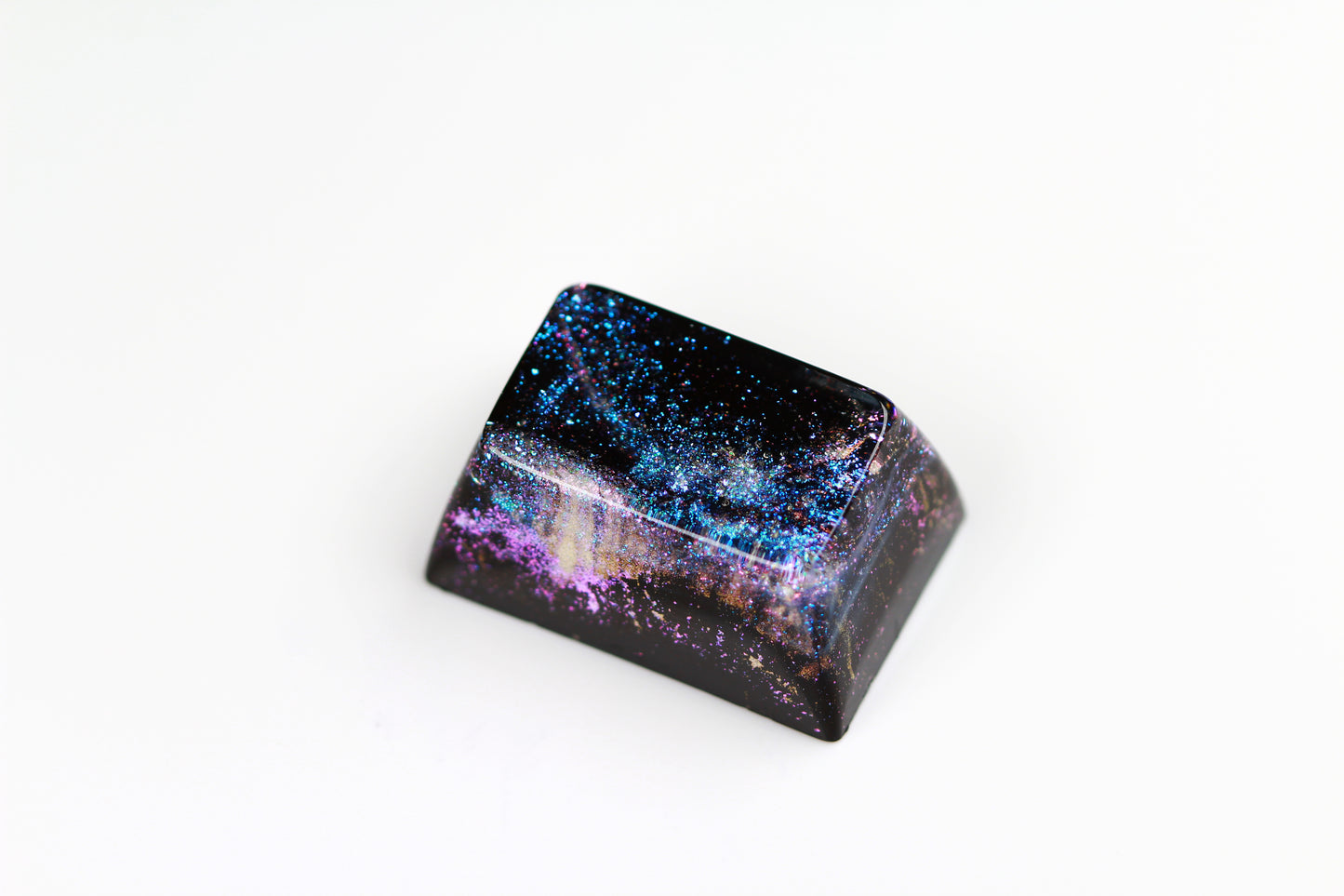 Gimpy SA Row 2, 1.5u - Deep Field Particle Stream 1 - PrimeCaps Keycap - Blank and Sculpted Artisan Keycaps for cherry MX mechanical keyboards