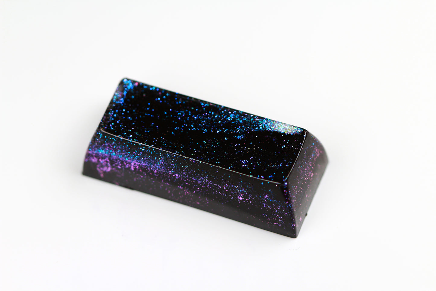 Gimpy SA Row 3, 2.25u - Deep Field Stellar Effervescence - PrimeCaps Keycap - Blank and Sculpted Artisan Keycaps for cherry MX mechanical keyboards