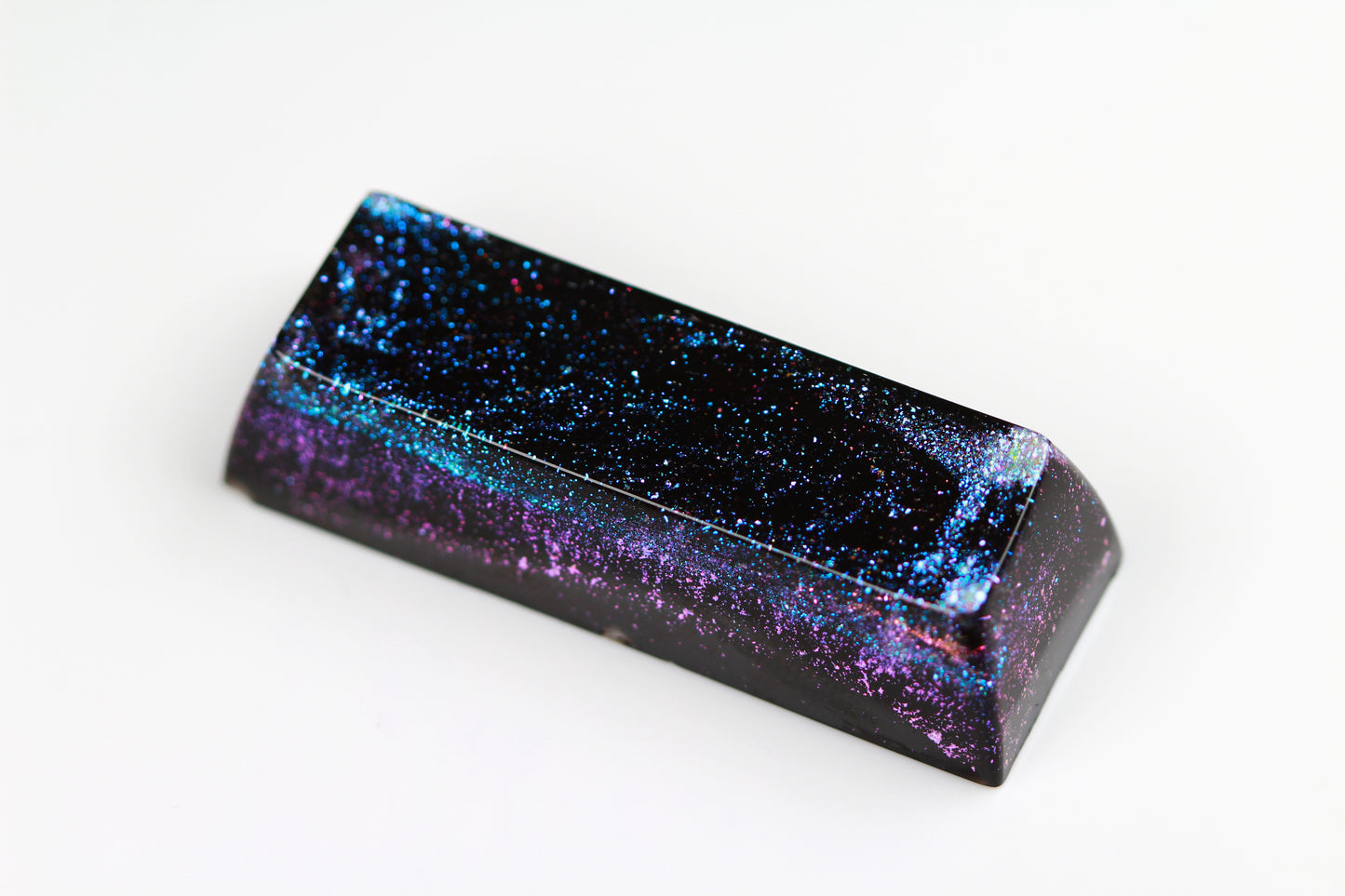 Gimpy SA Row 4, 2.75u - Deep Field Stellar Effervescence - PrimeCaps Keycap - Blank and Sculpted Artisan Keycaps for cherry MX mechanical keyboards