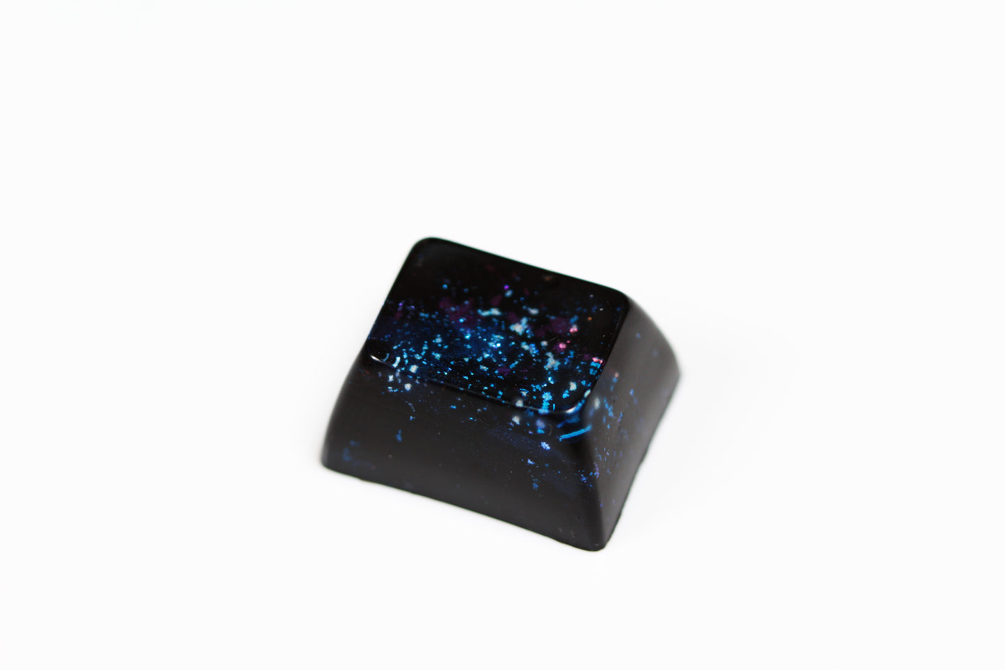 Gimpy SA Row 3 , 1.25u - Deep Field Dark Nebula 2 - PrimeCaps Keycap - Blank and Sculpted Artisan Keycaps for cherry MX mechanical keyboards