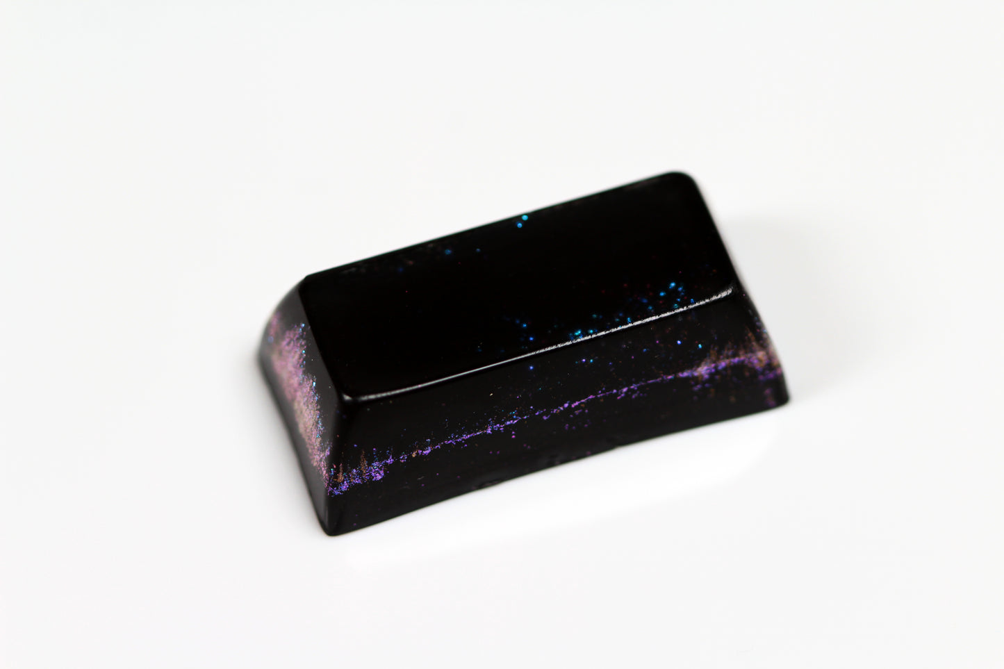 Gimpy SA Row 3, 2u -Deep Field Helix Nebula 2 - PrimeCaps Keycap - Blank and Sculpted Artisan Keycaps for cherry MX mechanical keyboards