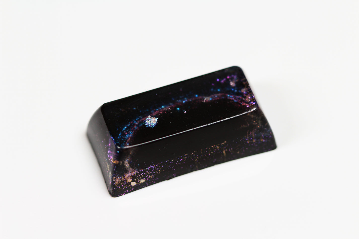 Gimpy SA Row 3, 2u -Deep Field Helix Nebula - PrimeCaps Keycap - Blank and Sculpted Artisan Keycaps for cherry MX mechanical keyboards
