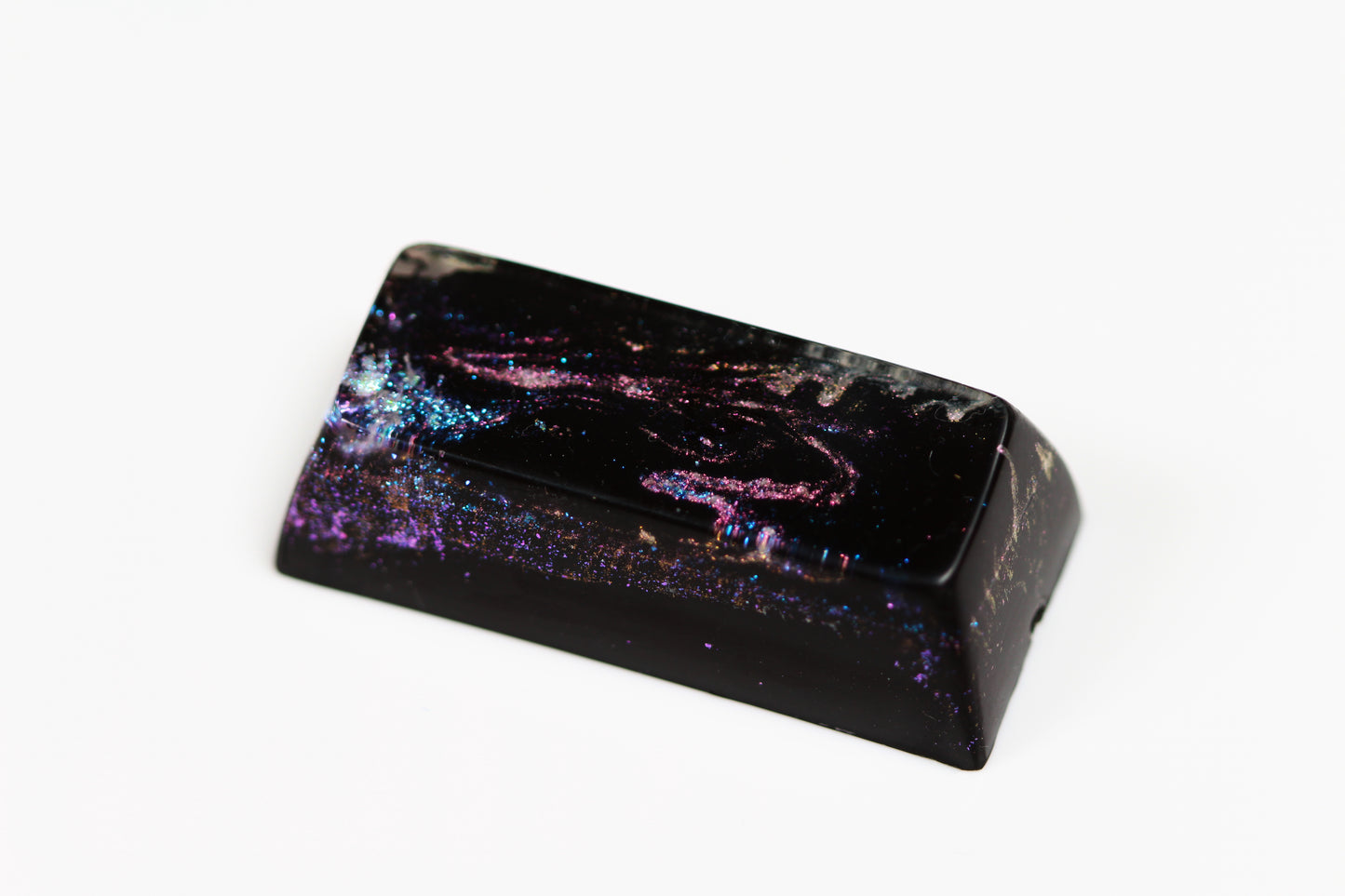 Gimpy SA Row 4, 2.25u -Deep Field Helix Nebula - PrimeCaps Keycap - Blank and Sculpted Artisan Keycaps for cherry MX mechanical keyboards