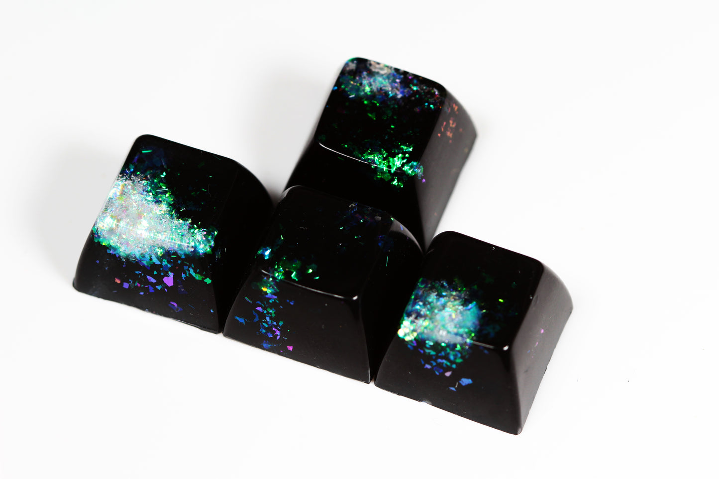 Crystal Caverns SA Row 2/3 WASD - 2 - PrimeCaps Keycap - Blank and Sculpted Artisan Keycaps for cherry MX mechanical keyboards