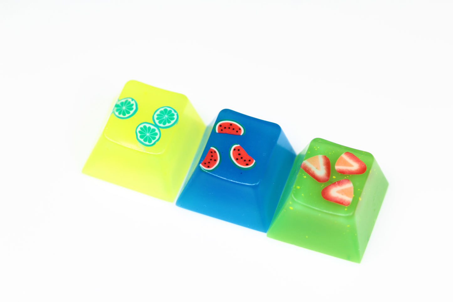 Cherry Esc - Color Change Fruit Cluster 7 - PrimeCaps Keycap - Blank and Sculpted Artisan Keycaps for cherry MX mechanical keyboards