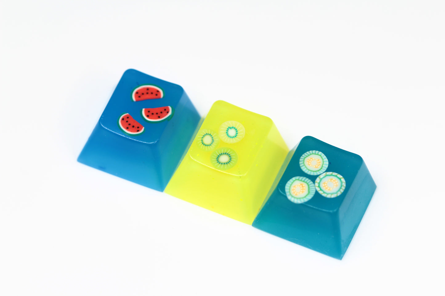 Cherry Esc - Color Change Fruit Cluster 3 - PrimeCaps Keycap - Blank and Sculpted Artisan Keycaps for cherry MX mechanical keyboards