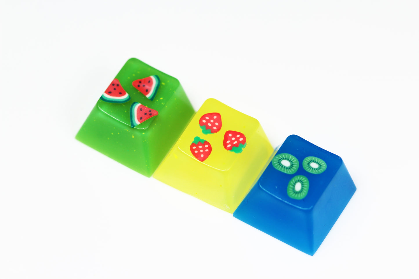 Cherry Esc - Color Change Fruit Cluster 2 - PrimeCaps Keycap - Blank and Sculpted Artisan Keycaps for cherry MX mechanical keyboards