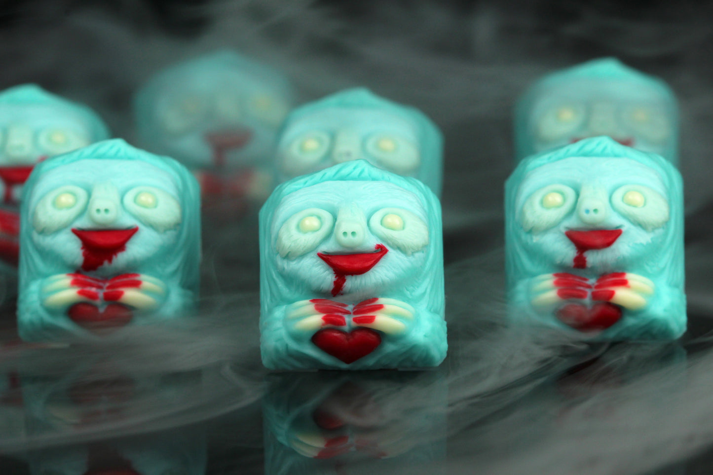 Eat Your Heart Out Lurv - PrimeCaps - Blank and Sculpted Artisan Keycaps for cherry MX mechanical keyboards