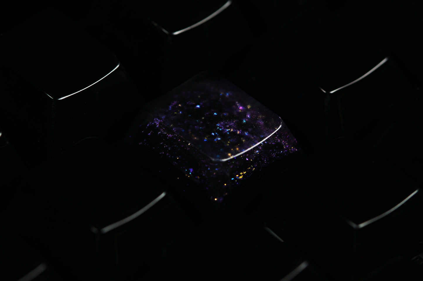 GMK Cherry Profile Deep Field - Violet Starlight Row 2