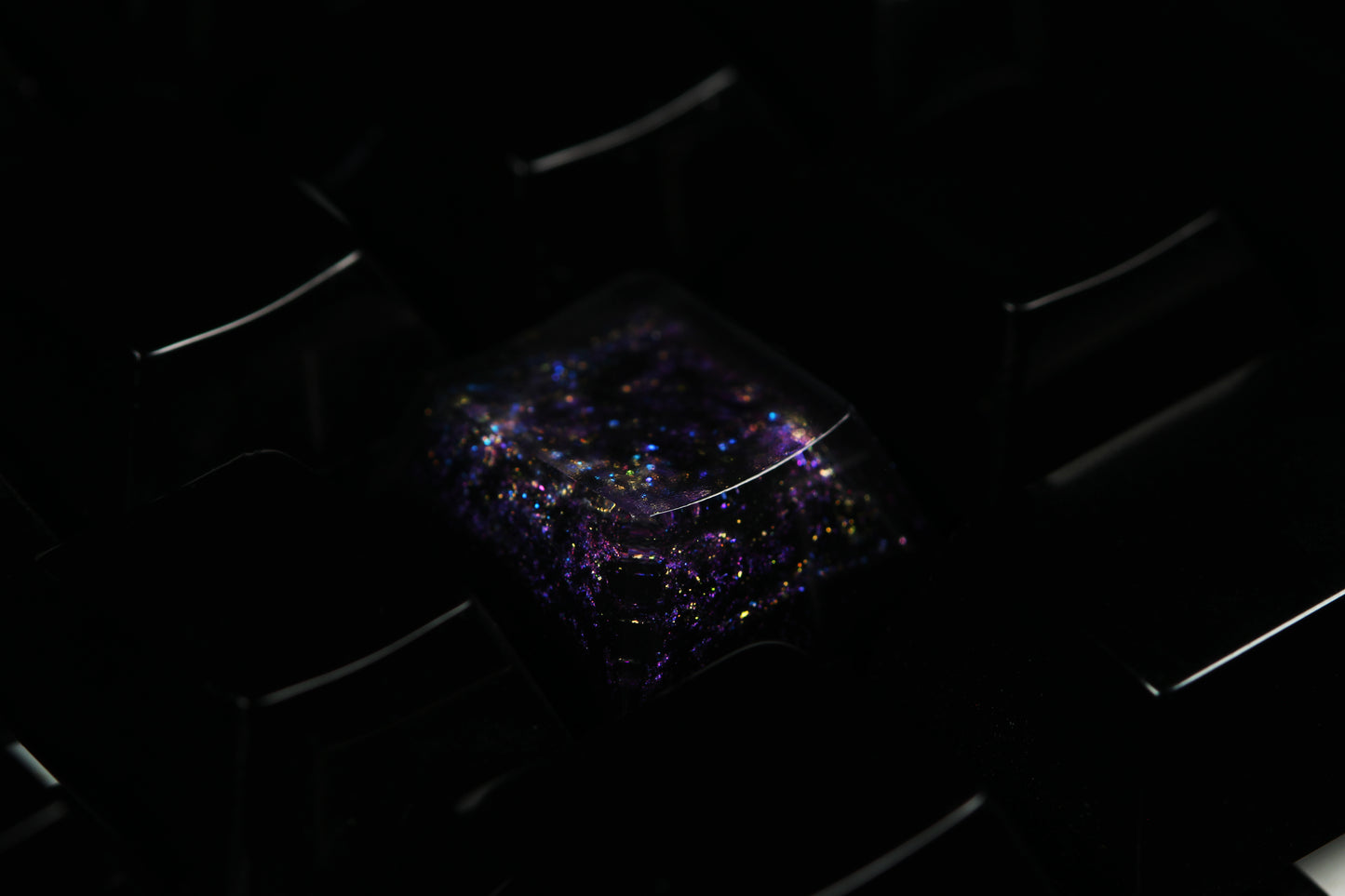 GMK Cherry Profile Deep Field - Violet Starlight Row 4