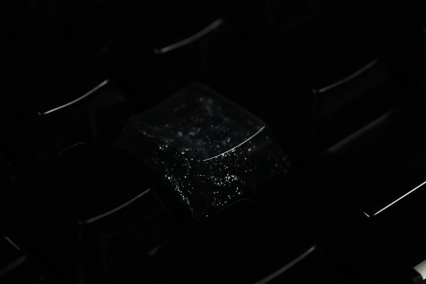 GMK Cherry Profile Deep Field - Magellanic Cloud Row 4 - 3 - PrimeCaps Keycap - Blank and Sculpted Artisan Keycaps for cherry MX mechanical keyboards