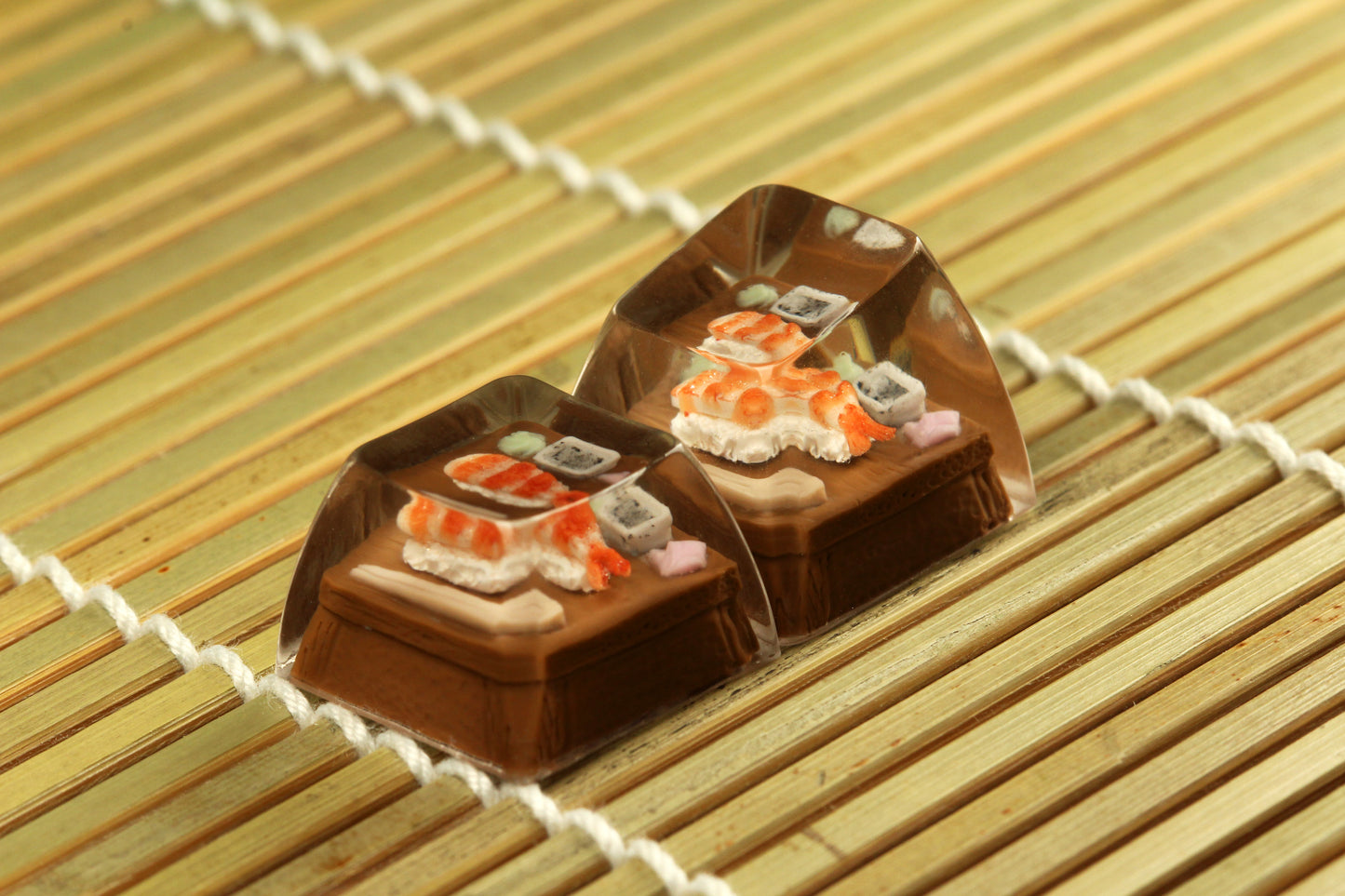 Kizushi - SA Row 1 - Ebi Nigiri - PrimeCaps - Artisan Keycaps for mechanical keyboards