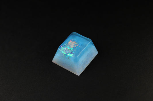 Cherry Esc - Glacial Ice 2 - PrimeCaps Keycap - Blank and Sculpted Artisan Keycaps for cherry MX mechanical keyboards 