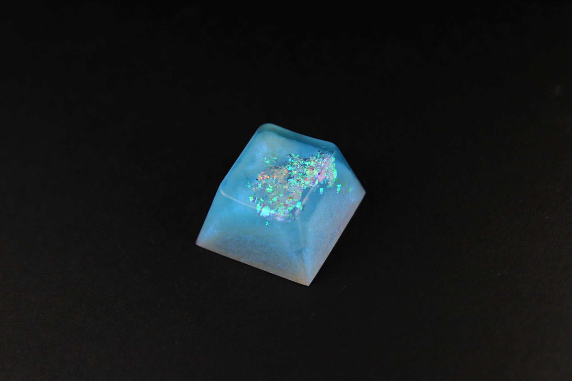 Cherry Esc - Glacial Ice - PrimeCaps Keycap - Blank and Sculpted Artisan Keycaps for cherry MX mechanical keyboards 