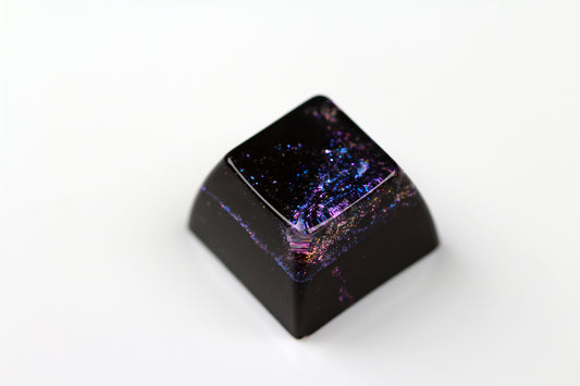 Gimpy SA Row 3 - Deep Field Opal Nebula 6 - PrimeCaps Keycap - Blank and Sculpted Artisan Keycaps for cherry MX mechanical keyboards 