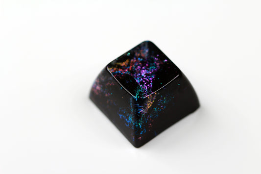 Gimpy SA Row 3 - Deep Field Opal Nebula 5 - PrimeCaps Keycap - Blank and Sculpted Artisan Keycaps for cherry MX mechanical keyboards 