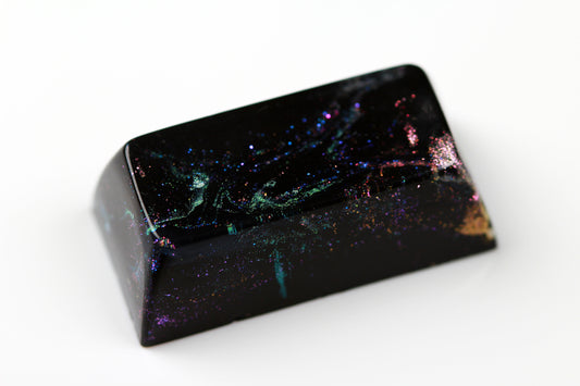 Gimpy SA Row 2, 2u - Deep Field Opal Nebula - PrimeCaps Keycap - Blank and Sculpted Artisan Keycaps for cherry MX mechanical keyboards 