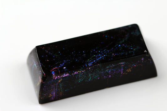 Gimpy SA Row 3, 2.25u - Deep Field Opal Nebula - PrimeCaps Keycap - Blank and Sculpted Artisan Keycaps for cherry MX mechanical keyboards 