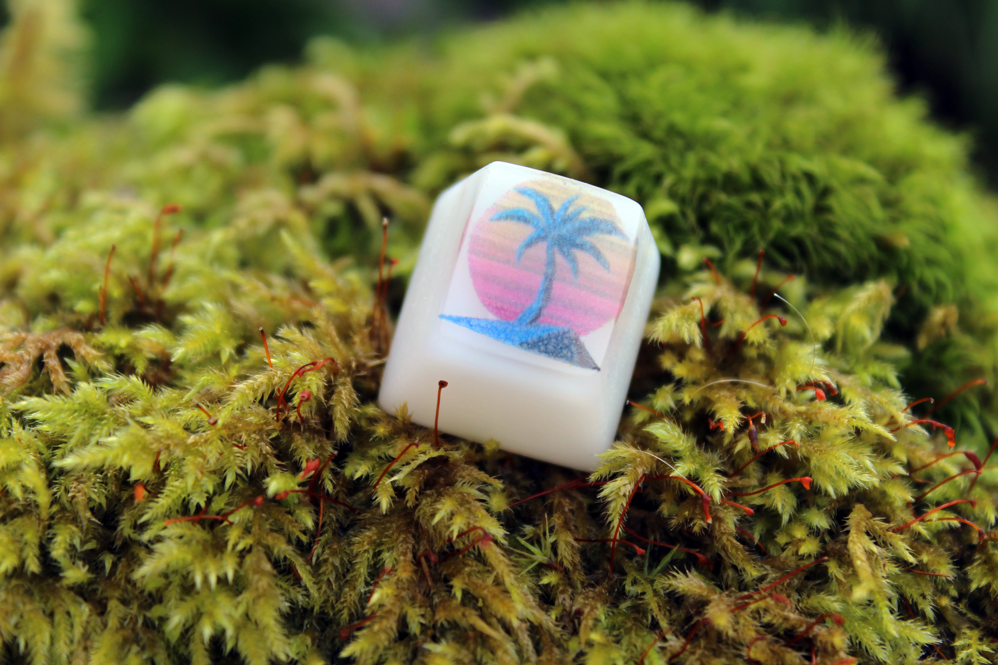 Chaos Caps 1.1 - 1984 Palm - PrimeCaps Keycap - Blank and Sculpted Artisan Keycaps for cherry MX mechanical keyboards 