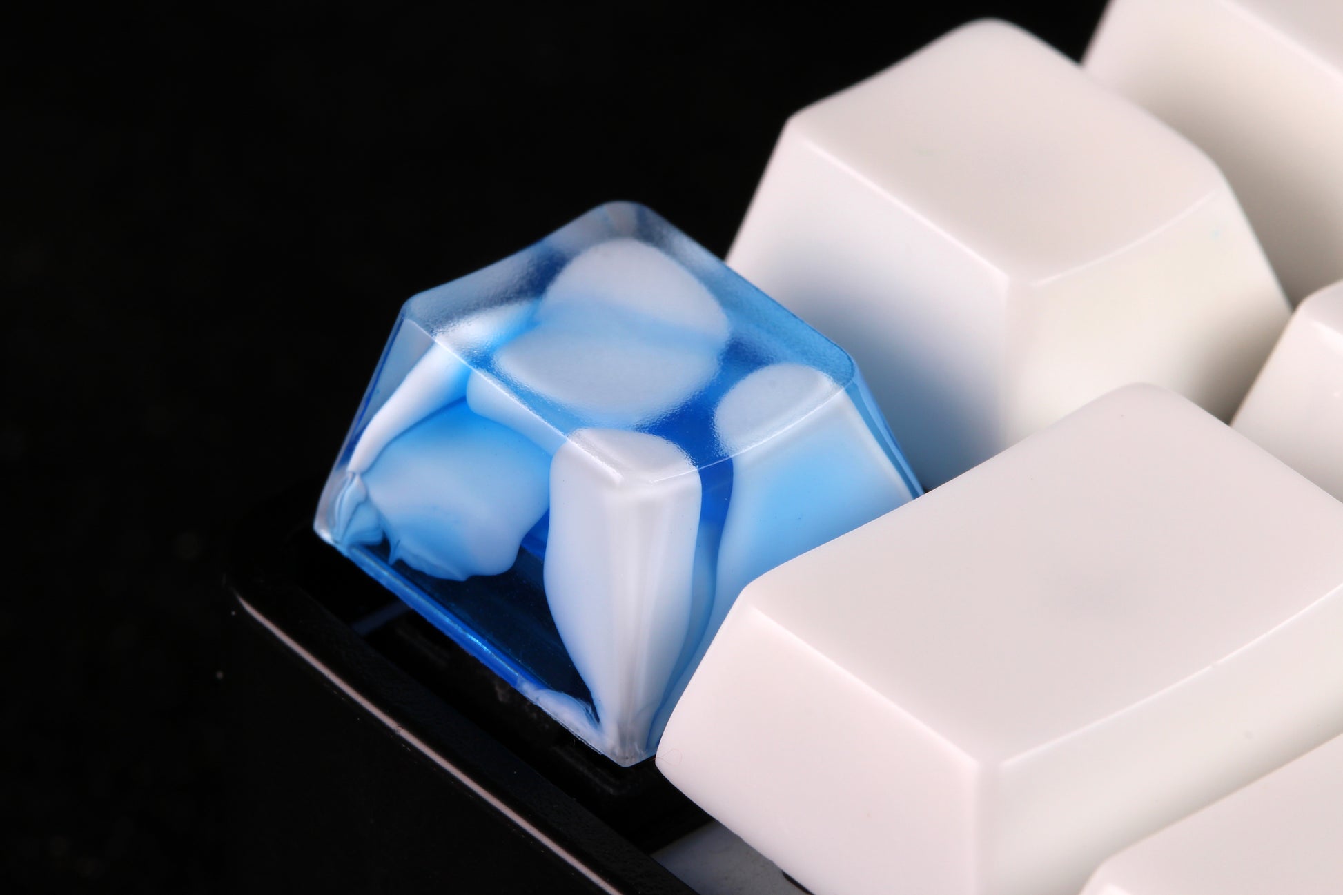 GMK Cherry Profile Cloud Chaser - Nimbus Row 1 - 3 - PrimeCaps Keycap - Blank and Sculpted Artisan Keycaps for cherry MX mechanical keyboards 