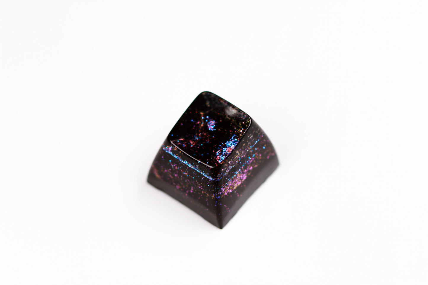Gimpy SA Row 1 - Deep Field Particle Stream 4 - PrimeCaps Keycap - Blank and Sculpted Artisan Keycaps for cherry MX mechanical keyboards 