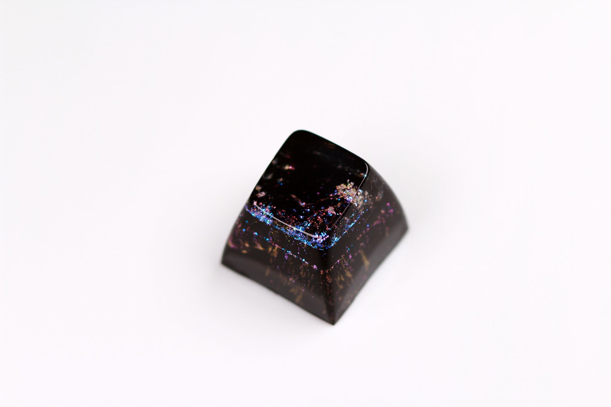 Gimpy SA Row 1 - Deep Field Particle Stream 1 - PrimeCaps Keycap - Blank and Sculpted Artisan Keycaps for cherry MX mechanical keyboards 