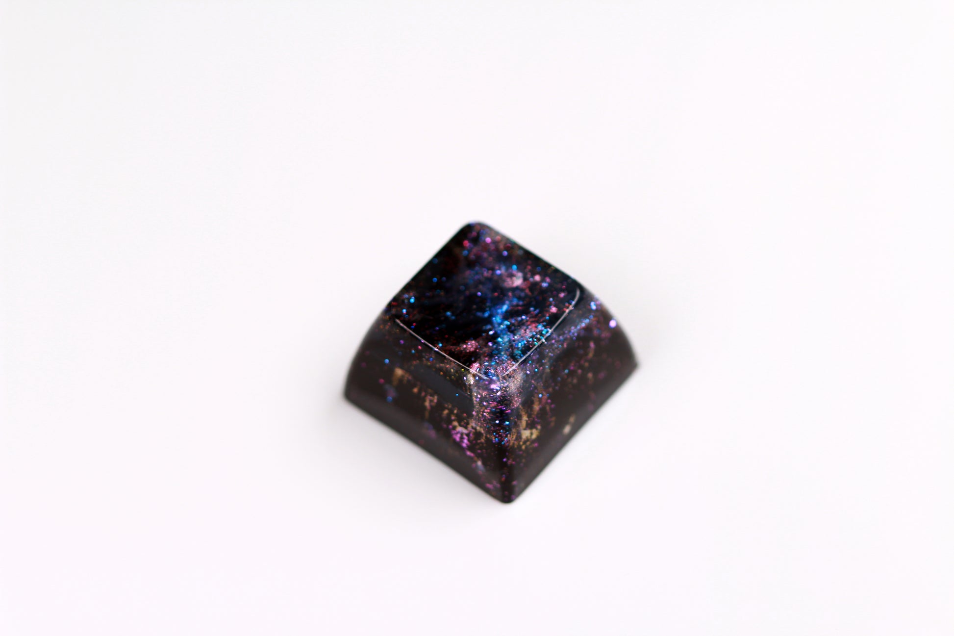 Gimpy SA Row 3 - Deep Field Particle Stream 2 - PrimeCaps Keycap - Blank and Sculpted Artisan Keycaps for cherry MX mechanical keyboards 