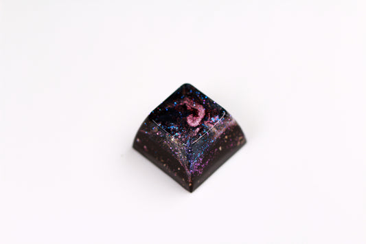 Gimpy SA Row 3 - Deep Field Particle Stream 1 - PrimeCaps Keycap - Blank and Sculpted Artisan Keycaps for cherry MX mechanical keyboards 