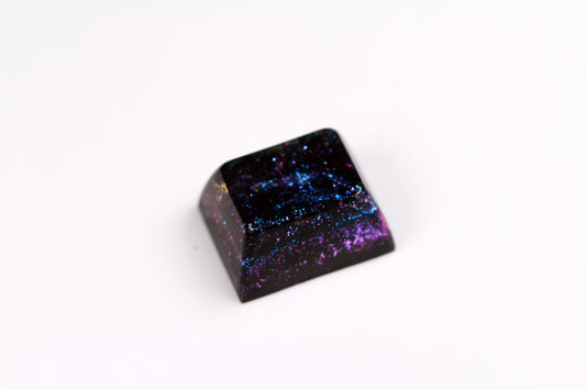 Gimpy SA Row 3, 1.25u - Deep Field Stellar Effervescence 3 - PrimeCaps Keycap - Blank and Sculpted Artisan Keycaps for cherry MX mechanical keyboards 