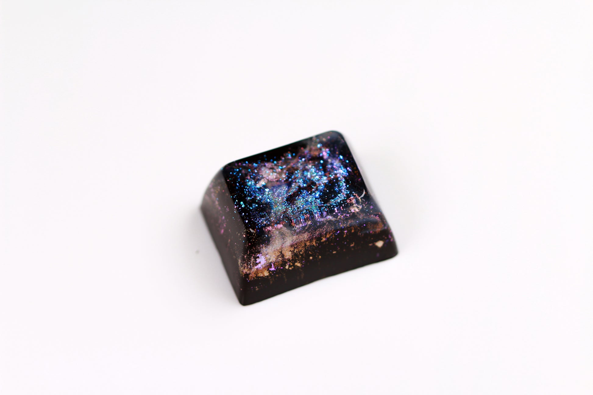 Gimpy SA Row 3, 1.25u - Deep Field Particle Stream 6 - PrimeCaps Keycap - Blank and Sculpted Artisan Keycaps for cherry MX mechanical keyboards 
