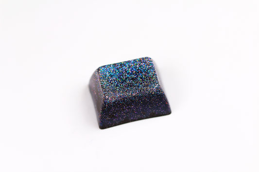 Gimpy SA Row 3, 1.25u - Deep Field Glitter Fiend - PrimeCaps Keycap - Blank and Sculpted Artisan Keycaps for cherry MX mechanical keyboards 