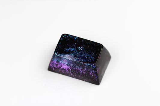 Gimpy SA Row 2, 1.5u - Deep Field Stellar Effervescence 2 - PrimeCaps Keycap - Blank and Sculpted Artisan Keycaps for cherry MX mechanical keyboards 