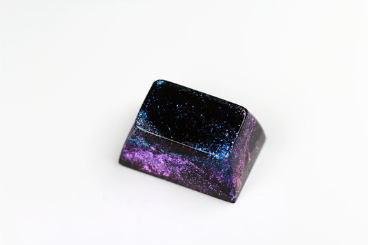 Gimpy SA Row 2, 1.5u - Deep Field Stellar Effervescence - PrimeCaps Keycap - Blank and Sculpted Artisan Keycaps for cherry MX mechanical keyboards 