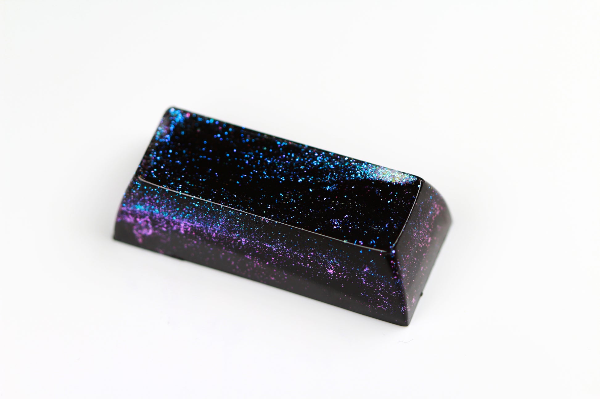 Gimpy SA Row 3, 2.25u - Deep Field Stellar Effervescence - PrimeCaps Keycap - Blank and Sculpted Artisan Keycaps for cherry MX mechanical keyboards 