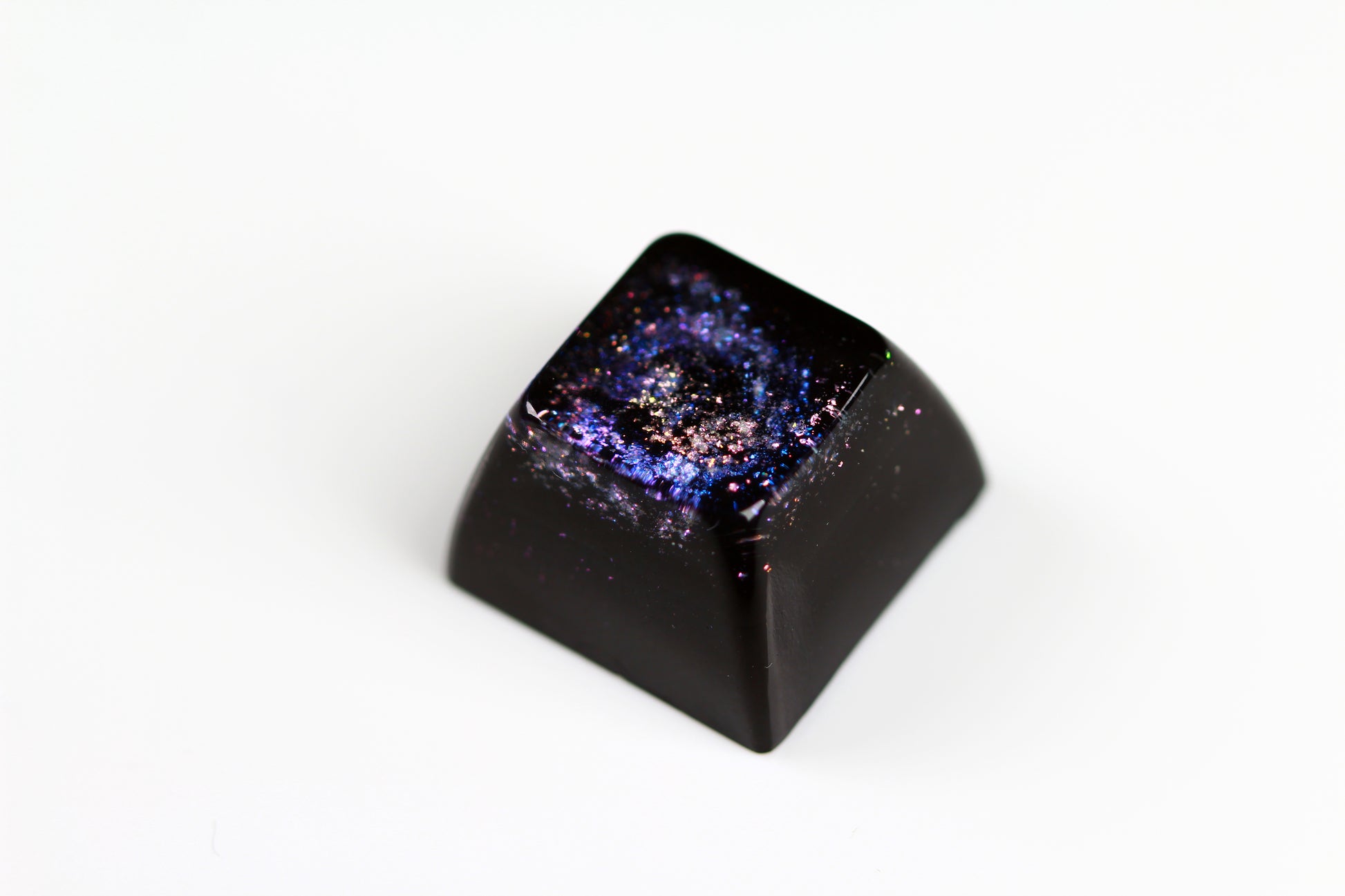 Gimpy SA Row 3 - Deep Field Opal Nebula 1 - PrimeCaps Keycap - Blank and Sculpted Artisan Keycaps for cherry MX mechanical keyboards 