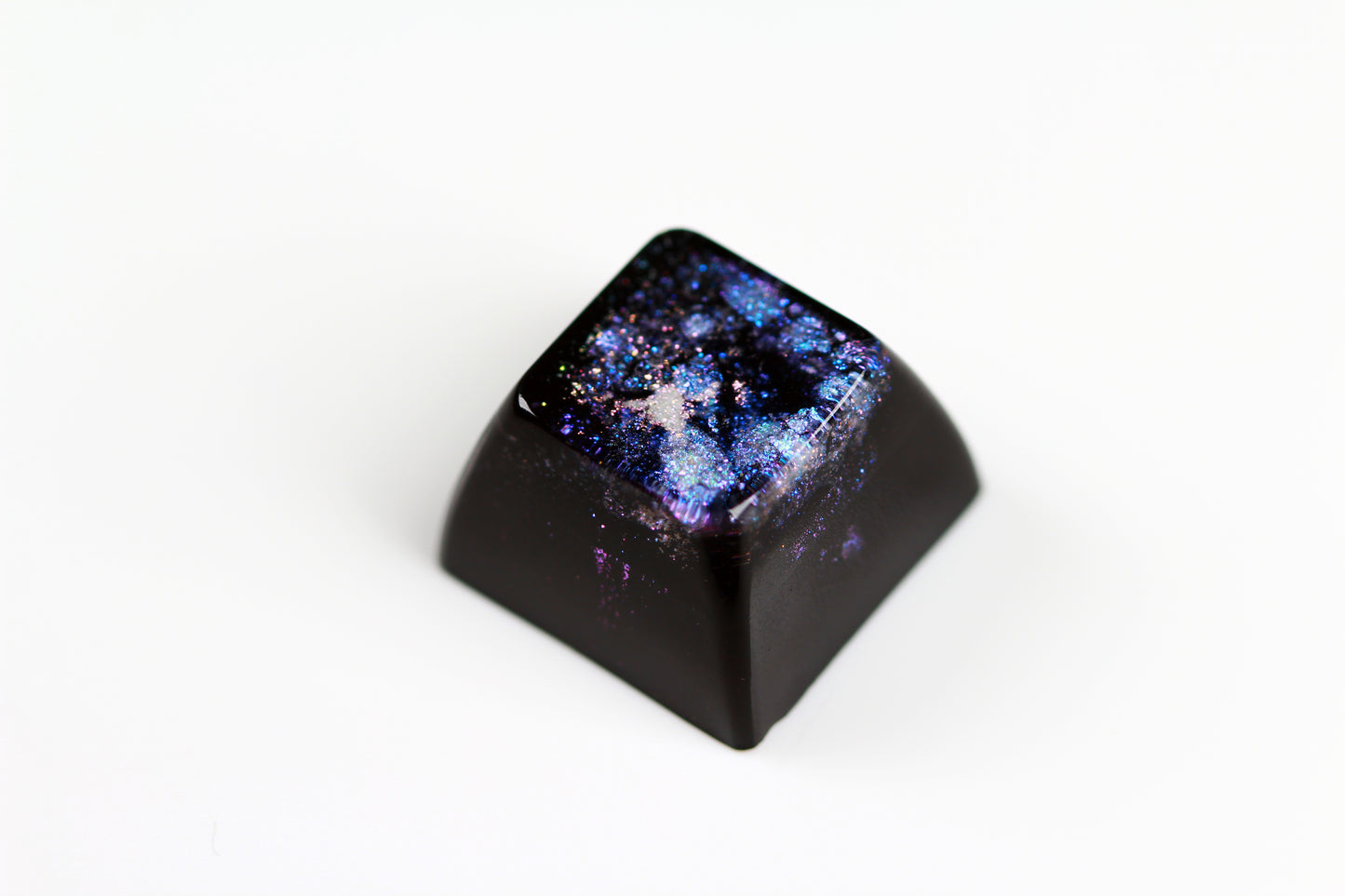Gimpy SA Row 3 - Deep Field Opal Nebula 3 - PrimeCaps Keycap - Blank and Sculpted Artisan Keycaps for cherry MX mechanical keyboards 
