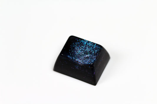 Gimpy SA Row 3 , 1.25u - Deep Field Dark Nebula - PrimeCaps Keycap - Blank and Sculpted Artisan Keycaps for cherry MX mechanical keyboards 