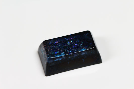 Gimpy SA Row 2, 1.75u -Deep Field Dark Nebula - PrimeCaps Keycap - Blank and Sculpted Artisan Keycaps for cherry MX mechanical keyboards 